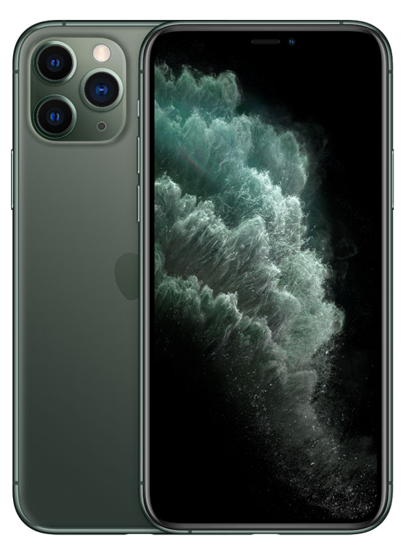 iPhone 11 Pro Midnight Green- 5.8-inch Super Retina XDR Display, Triple 12MP Camera System, Up to 512GB Storage