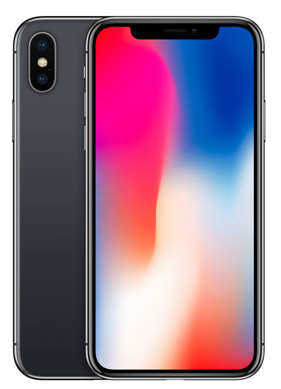 iPhone X - 5.8-inch Super Retina OLED Display, Dual 12MP Rear Cameras, Face ID, A11 Bionic Chip, Up to 256GB Storage